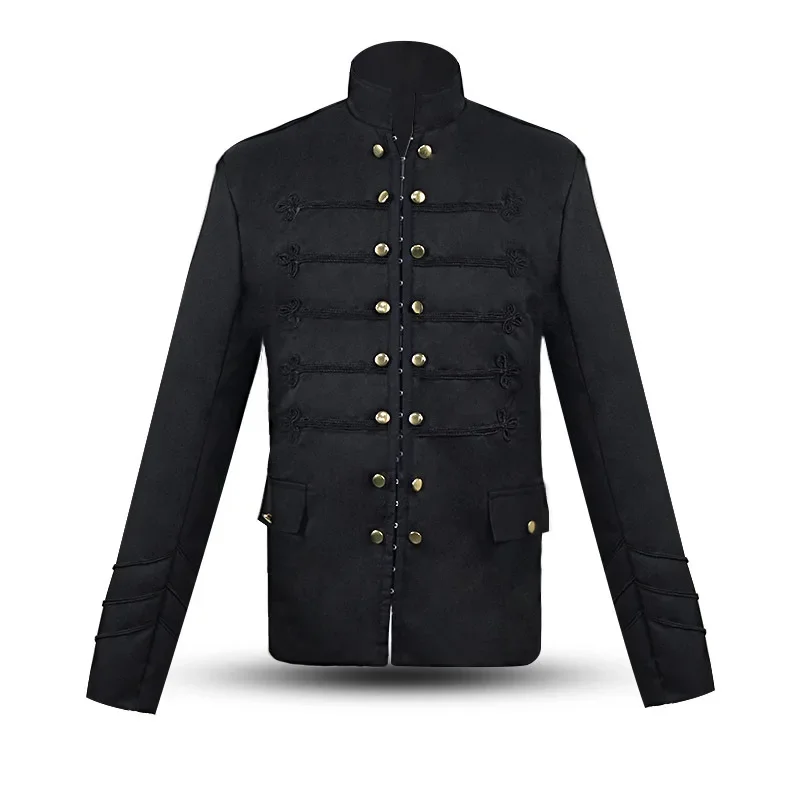 

New Medieval Vintage Men's Cardigan Coat Stage Performance Clothing