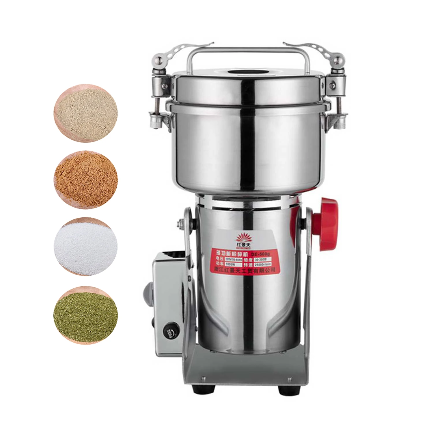 Electric Flour Grinder for Home Use Dry Spice Wheat Herb Powder Mill Machine