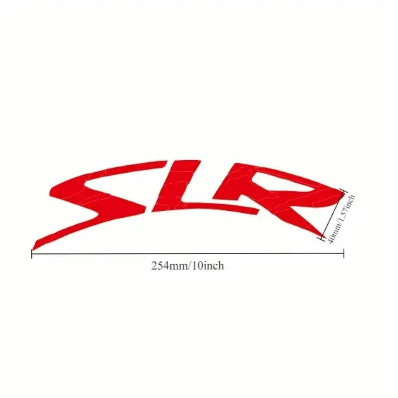 1SET Multi-Color SLR Letter Wheel Stickers Waterproof Vinyl Decals for Car Bike Motorcycle Rim Decor