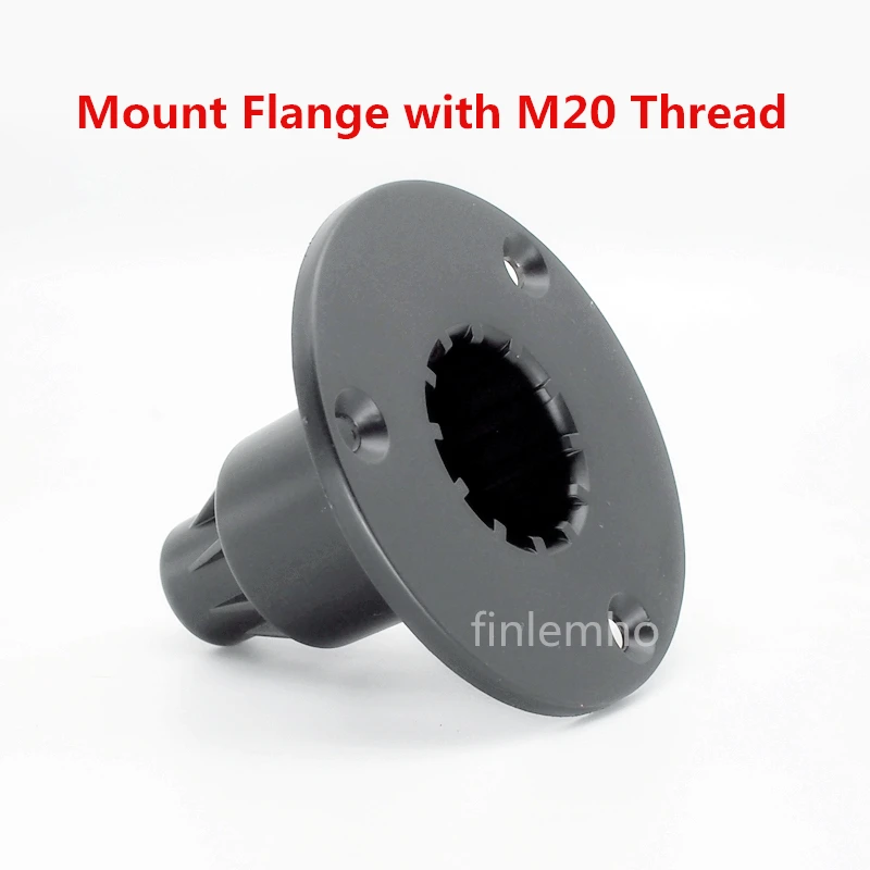

1PC DJ Speaker Mounting Flange M20 Thread Aluminium For Tripod Stand Pole Mount On Subwoofer Home Theater Professional Audio