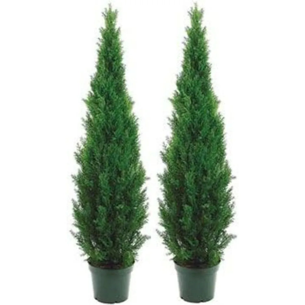 

Outdoor Artificial Cedar Topiary Trees Potted Plants ，Outdoor Decoration