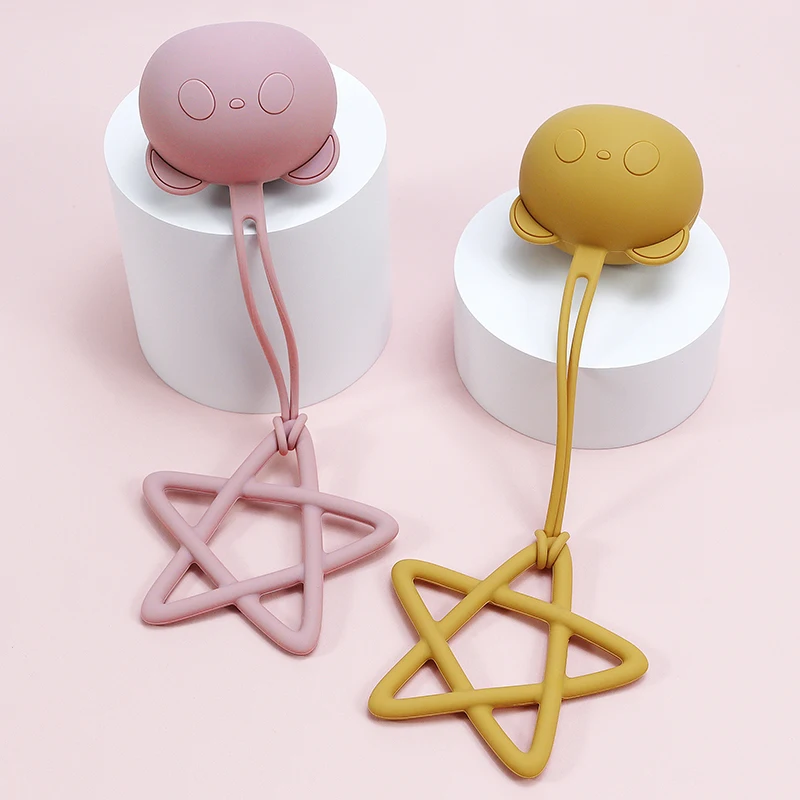Food-Grade Silicone Teething Molar Stick: Boil & Appease Baby\'s Molars & Keep Them from Chewing on Their Hands!