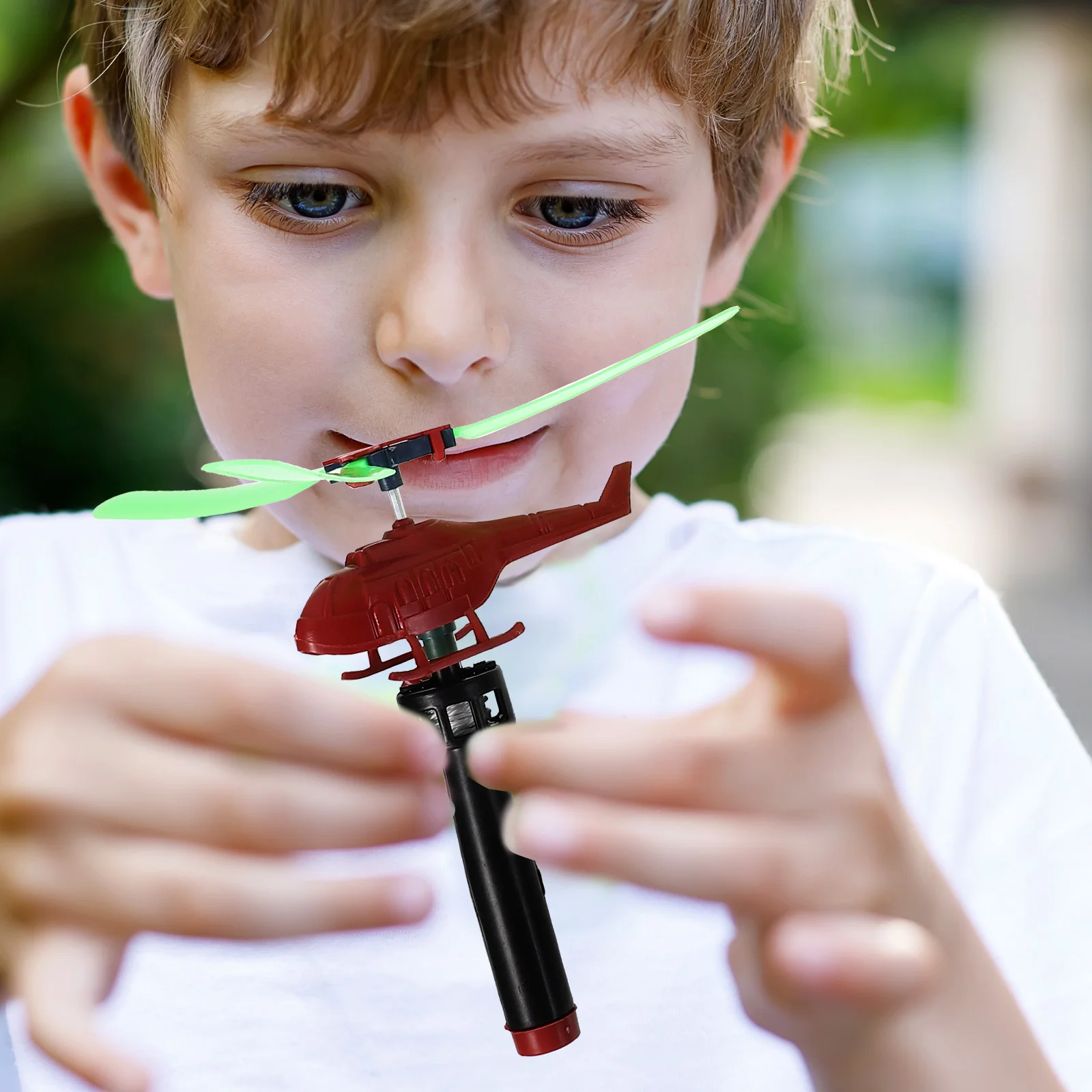 8 Pcs Toy Funny Flying Helicopter Outdoor Toys Plane Plastic Small for Kids Child Airplane