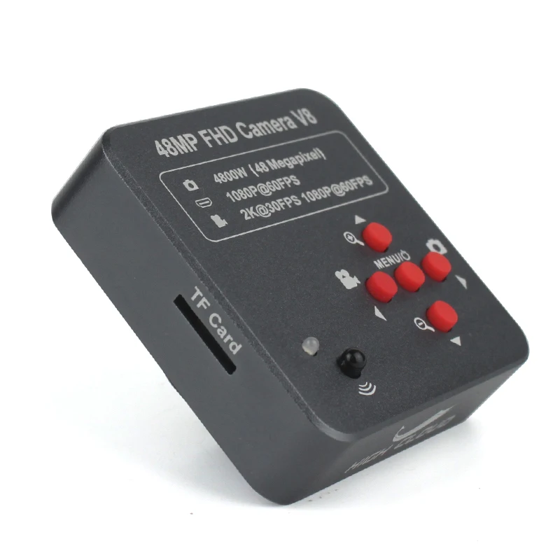 Imagem -02 - Industrial Eletrônico Digital Video Microscópio Lupa de Câmera para Reparo do Telefone Hdmi Suporte Usb tf 1080p 60fps 2k 4800w 48mp