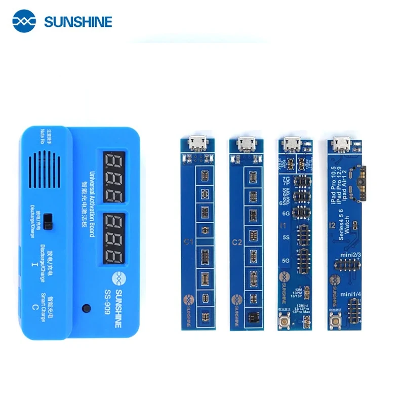 SUNSHINE SS-909 Universal Battery Charging Activation Board Tester Fast Charging Plate For iPhone ipad Android Phone Repair