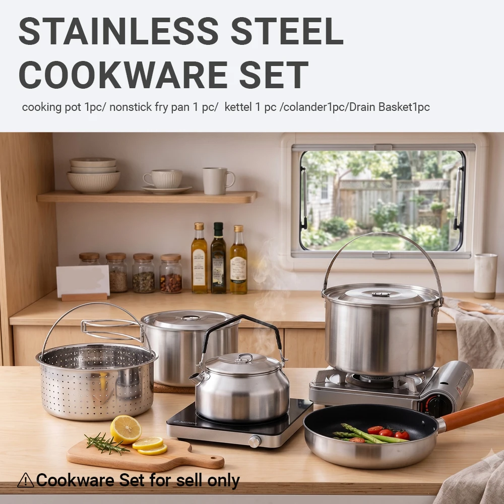 Conjunto de Utensílios de Cozi - Commercial Kitchen Pots And Pans avaliação e preço