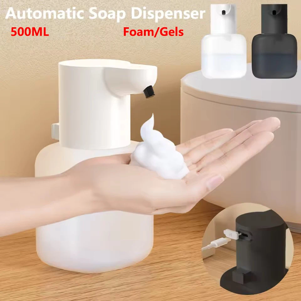 500ML P6 Large Capacity Contactless Intelligent Induction Automatic Sense Soap Dispenser Electric Hand Sanitizer Washing Machine
