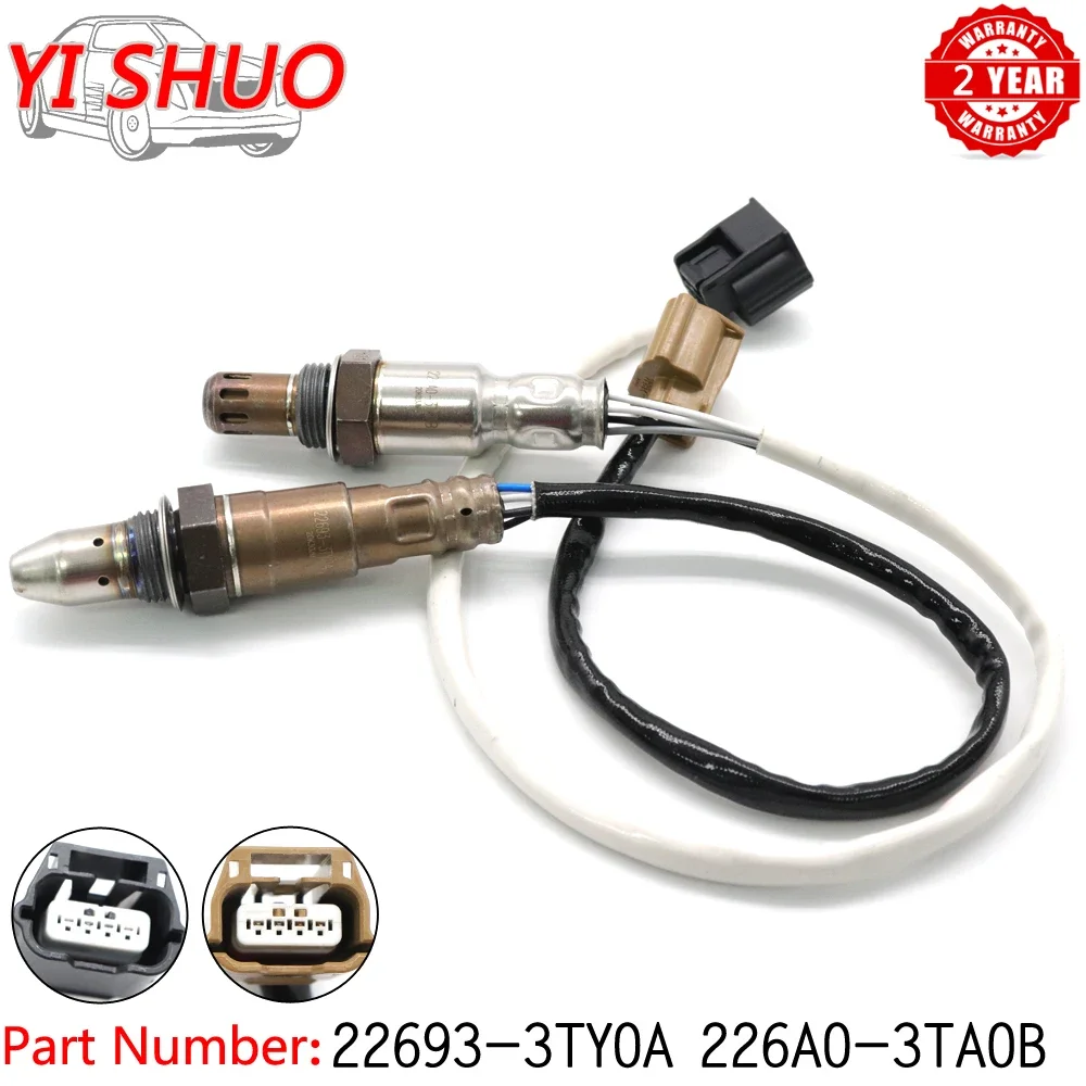 

Car 226A0-3TA0B 22693-3TY0A Air Fuel Ratio Sensor Lambda O2 Oxygen Sensor for Nissan Altima 13-17 2.5L Upstream Downstream