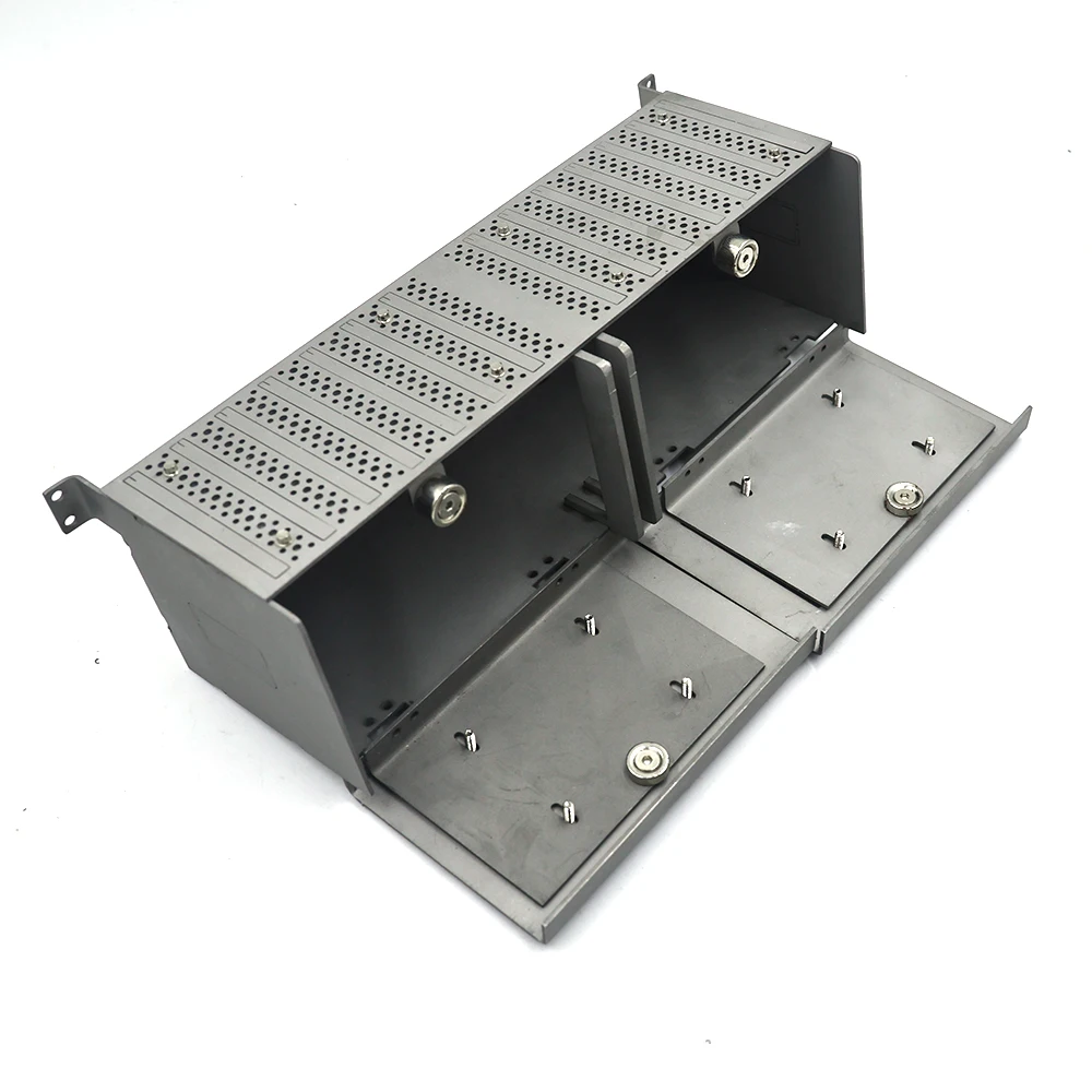 Model Metal Tool Box Hinged Door Style Surface Stainless Steel Sand Oil of Various Sizes for 1/14 Tamiya RC Truck Trailer Parts