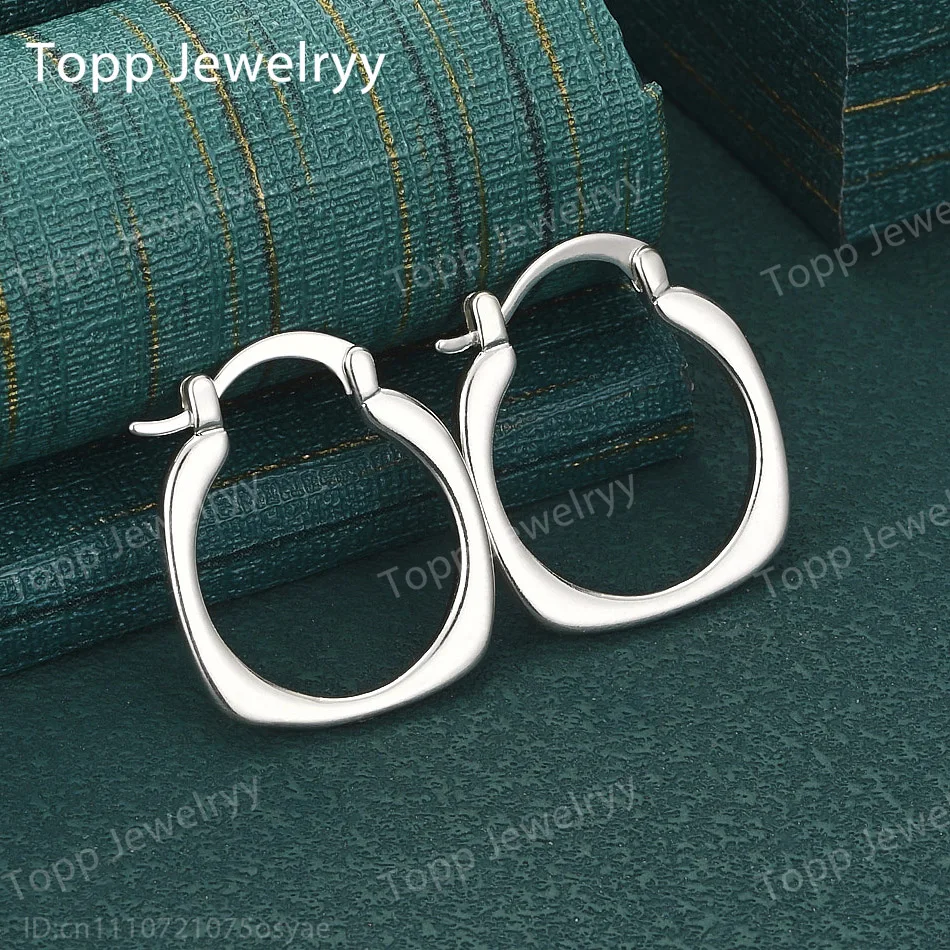 

Elegant 925 Sterling Silver Simple Geometric Ear Clip Fashion Women Wedding Gift Jewelry