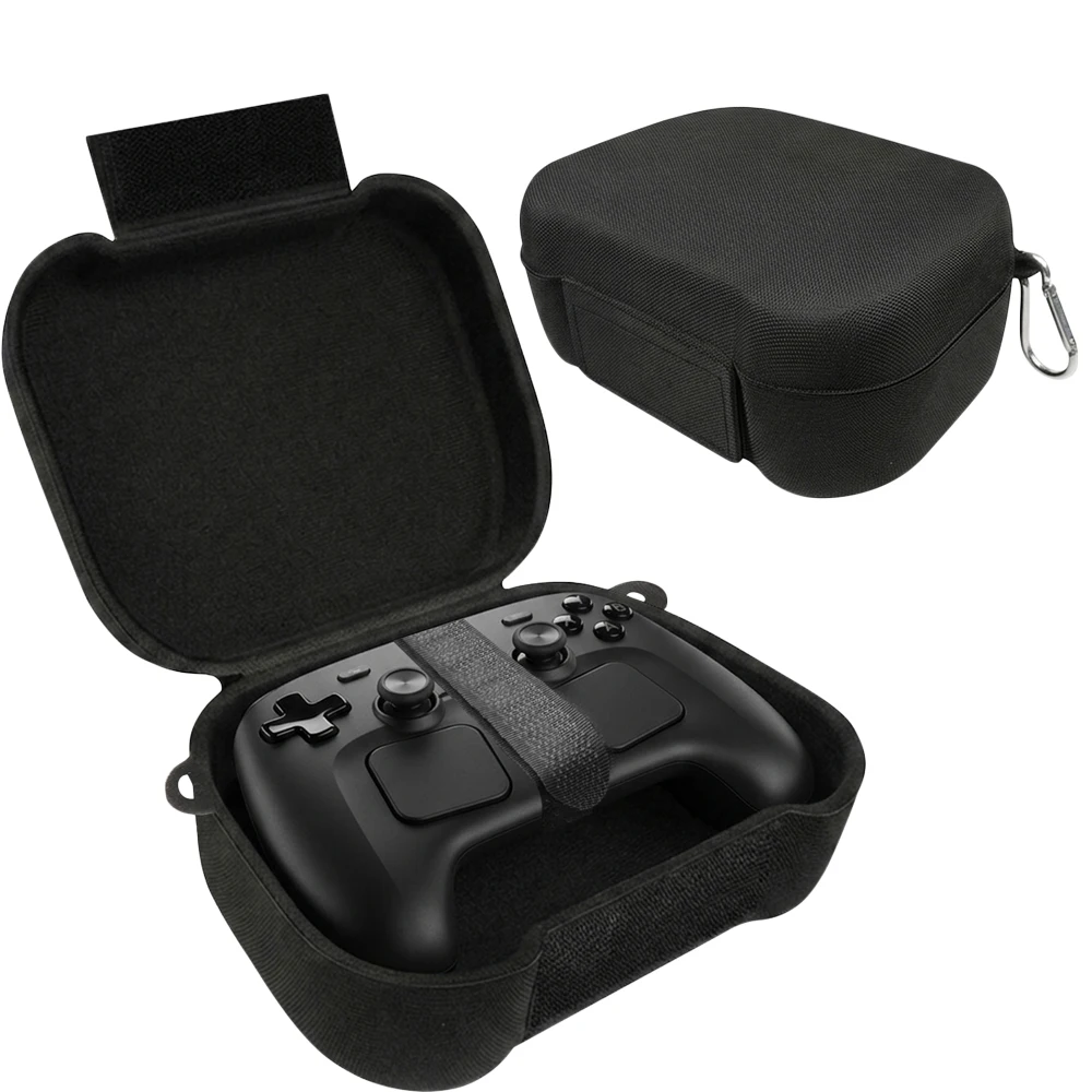 Controller Case for Steam Controller 2, Hard Shell Game Controller Protective Travel Storage Case Portable Carry Bag with Hook