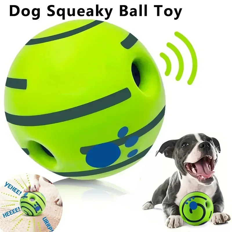 Pet Play Giggle Ball Indoor Outdoor Rolling Movement Pet Training Supplies Wholesale Dog Squeaky Toy Interactive Toys For Dogs