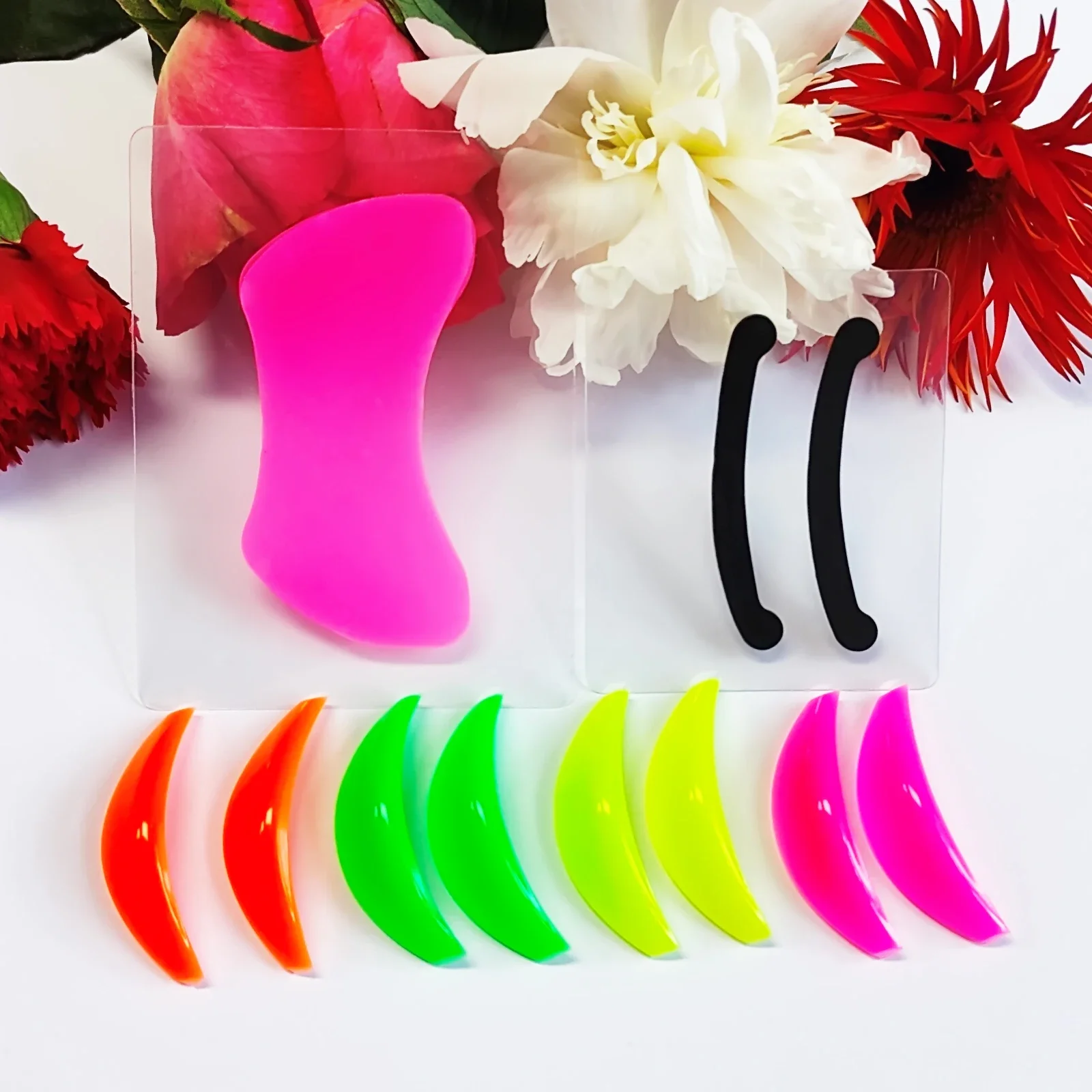 

Libeauty New A Set Lash Lift Shield Reusable Soft L Curl Eye Shapes Eyelash Pad Silicone Plate for Eyelash Perm Kit Makeup Tool