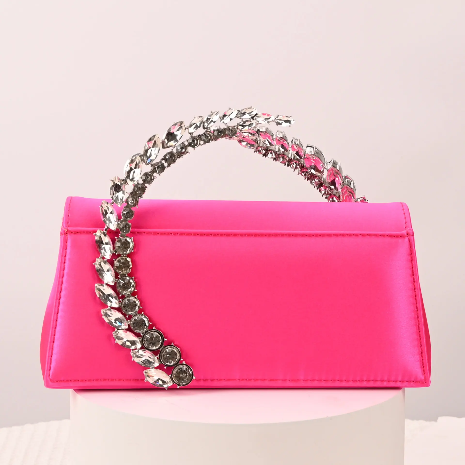 Square Rhinestone Evening Clutch Party Bags For Women Luxury Designer Handbag Purses 2025 New Fashion Chain Shoulder Crossbody