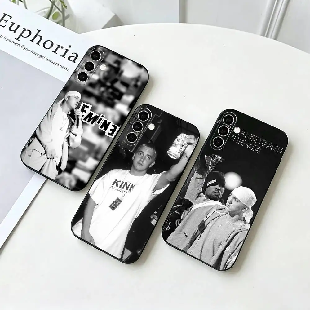 Eminem Rap God Phone Case For Samsung Galaxy A73,A72,A71,A70,A53,A52,A51,Others Soft Black Cover