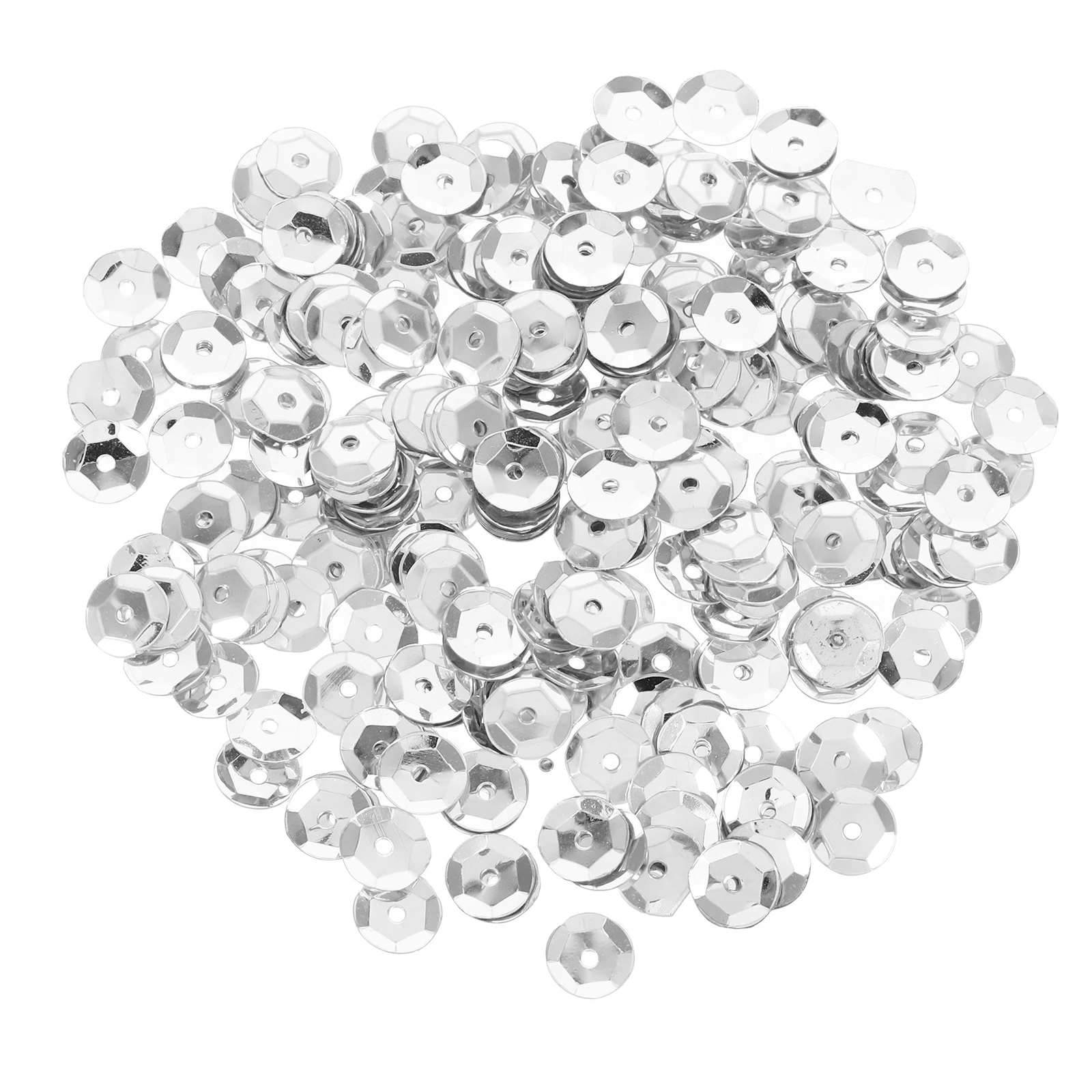 

800pcs Sequin Beads Round Shiny PVC Craft Supplies Loose Sequins for Embroidery Sewing Projects Colorful Gems