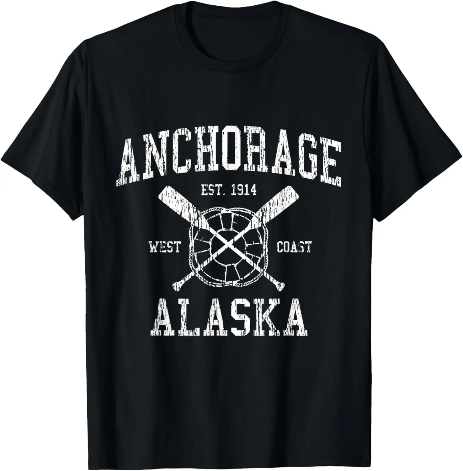 

Футболка Anchorage — рубашка Alaska West Coast, подарочная футболка