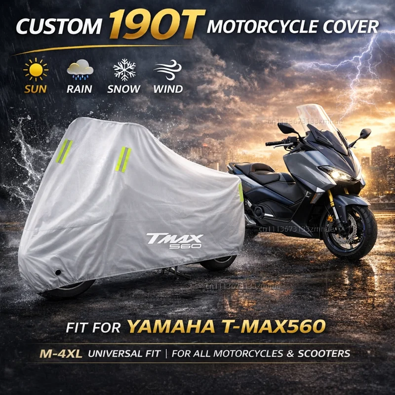 

For YAMAHA T-MAX TMAX 560 T max 560 T-Max560 TMAX560 Motorcycle Cover Waterproof Heavy Duty Outdoor Rain Dust Sun Protector