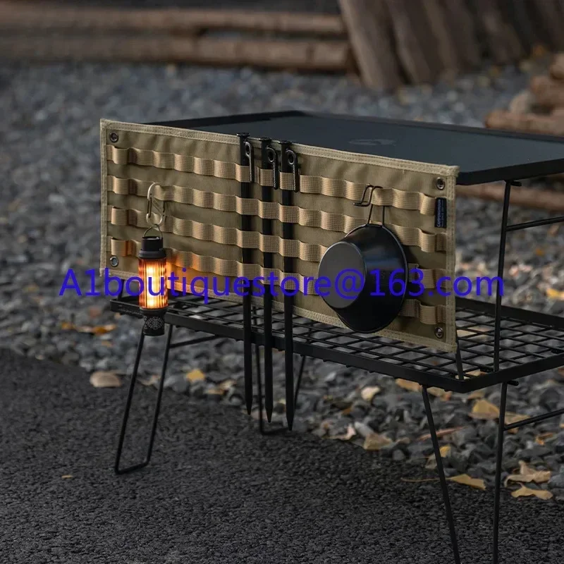 Applicable to Coman BG-589 Thickening And Wear-Resistant Polyester Outdoor Storage Camping Supplies Table Side Hanging Board