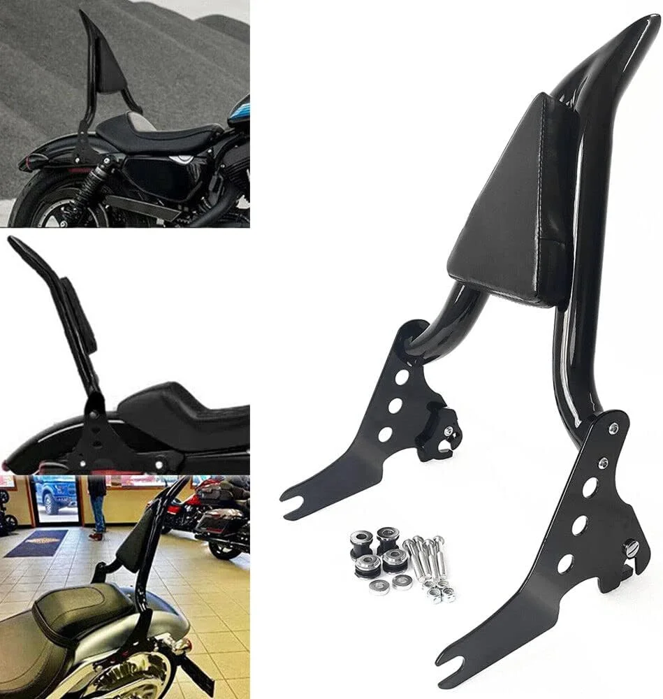 Afneembare Achterpassagier Sissy Bar Rugleuning Voor Harley Davidson 2004-2023 1200 883 Sportster Sissybar Rugleuning
