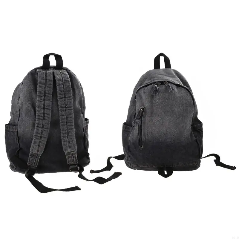 D0UD for Creative Zipper Backpack Large Capacity Rucksack Daypack Double Shoulder Schoolbag for Friend Birthday Daily