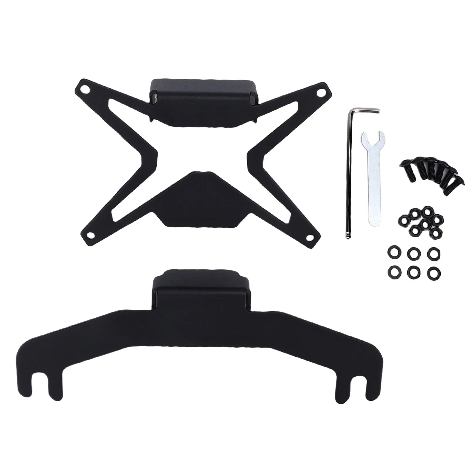 Flip Up Winch License Plate Mount Universal Front License Plate Holder for Pickup Truck Off Road RV 10in Hawse Fairlead