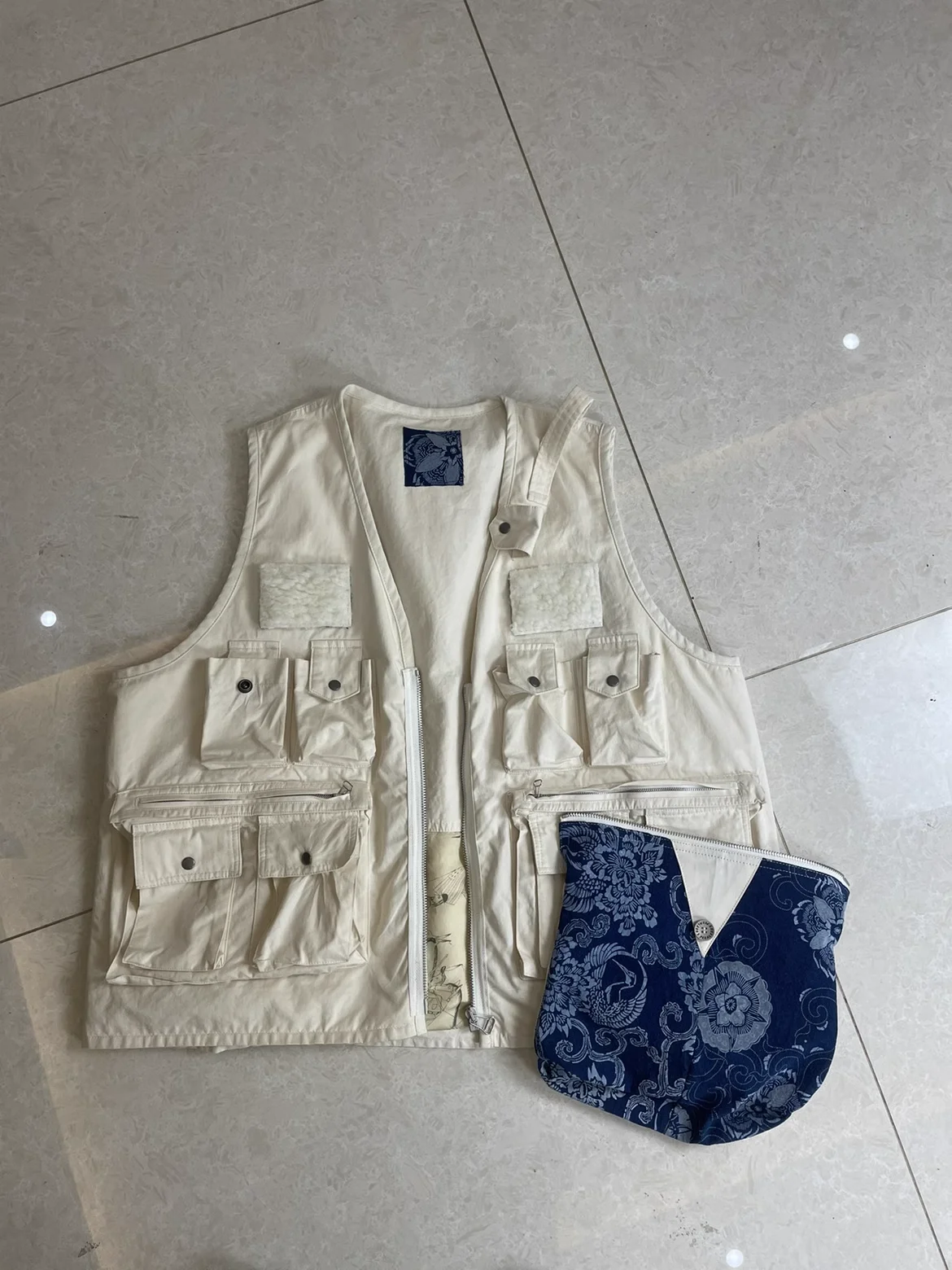 men's VISVIM ICT PILAR FISHERMAN Gubu fisherman tactical functional fishing multi-pocket vintage vest