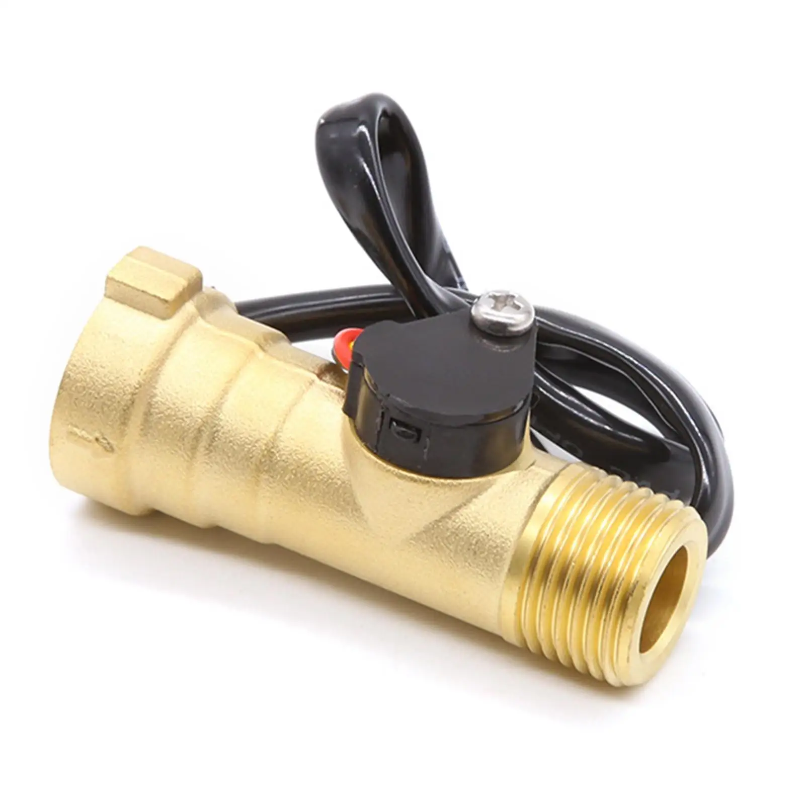 4 Points Internal Thread Brass Water Flow Sensor High Accuracy Hall Effect Meter for Plumbing System