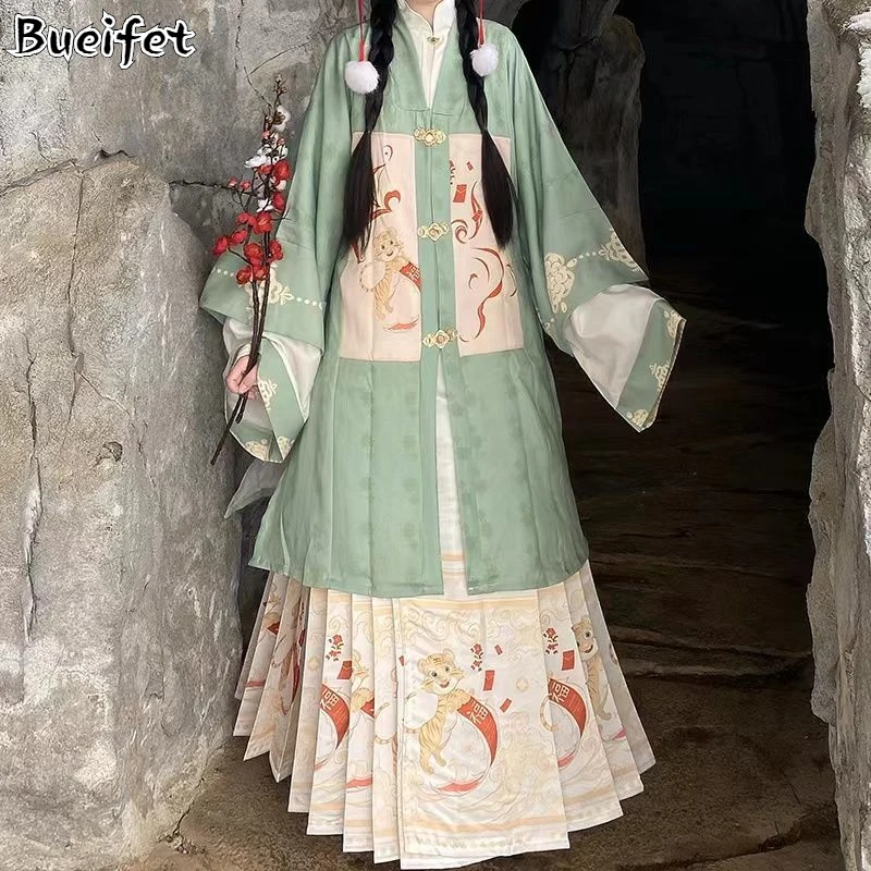 

Ming Dynasty Princess Ancient Traditional Chinese Hanfu Fairy Costume Chinese Style Retro Folk Dance Clothes Cosplay Perform