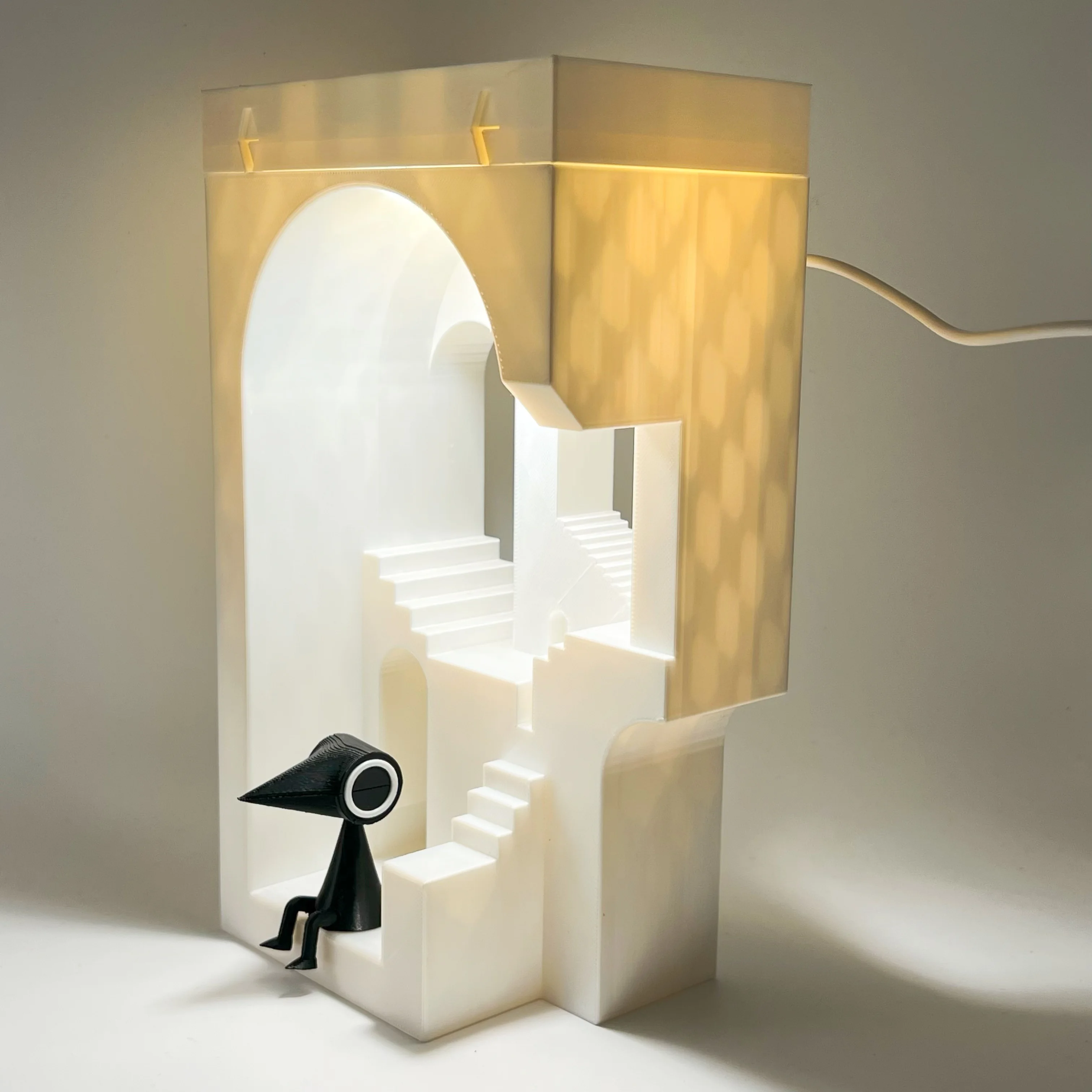 

Creative cabin lamp with pointed beak crow, warm cabin with lamp decoration, home decoration, bedroom lighting fixtures