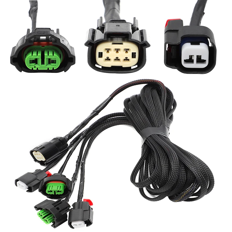 Barra de luz LED para coche, accesorio de cable, faro delantero, antiniebla, arnés de cables, Plug & Play, 68259674AA, para Dodge Challenger 2015-2022