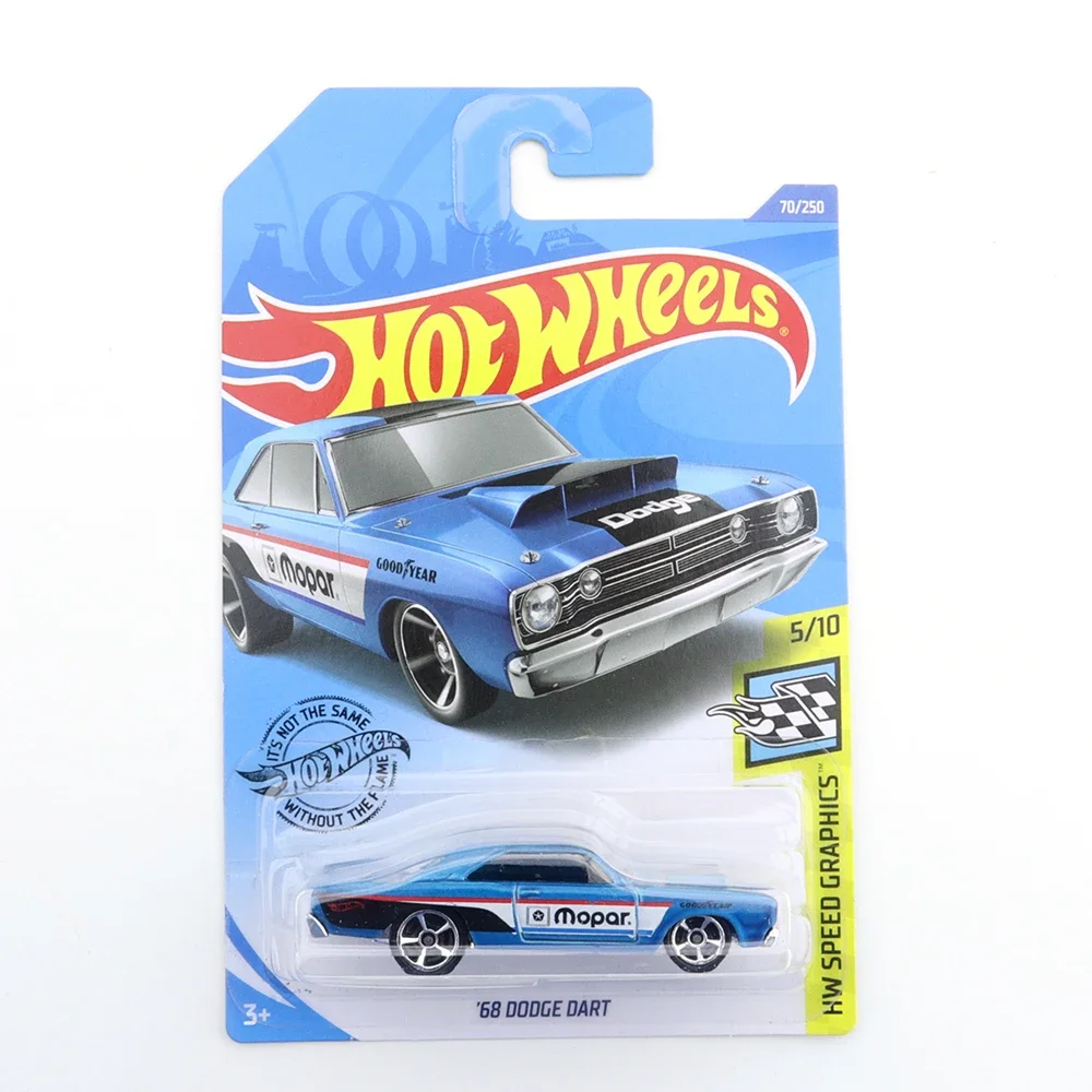 2020-70 2022-63 Original Hot Wheels Mini Alloy Coupe 68 DODGE DART 1/64 Metal Diecast Model Car Kids Toys Gift