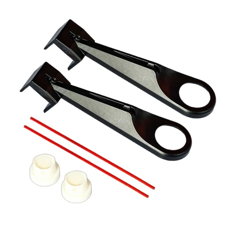 

R6FA 2 Sets 3 Sided Wrap Motorcycle Chain Lube Applicator Chain Oiler Applicator Maintenance Tool Chain Cleaner Attachment