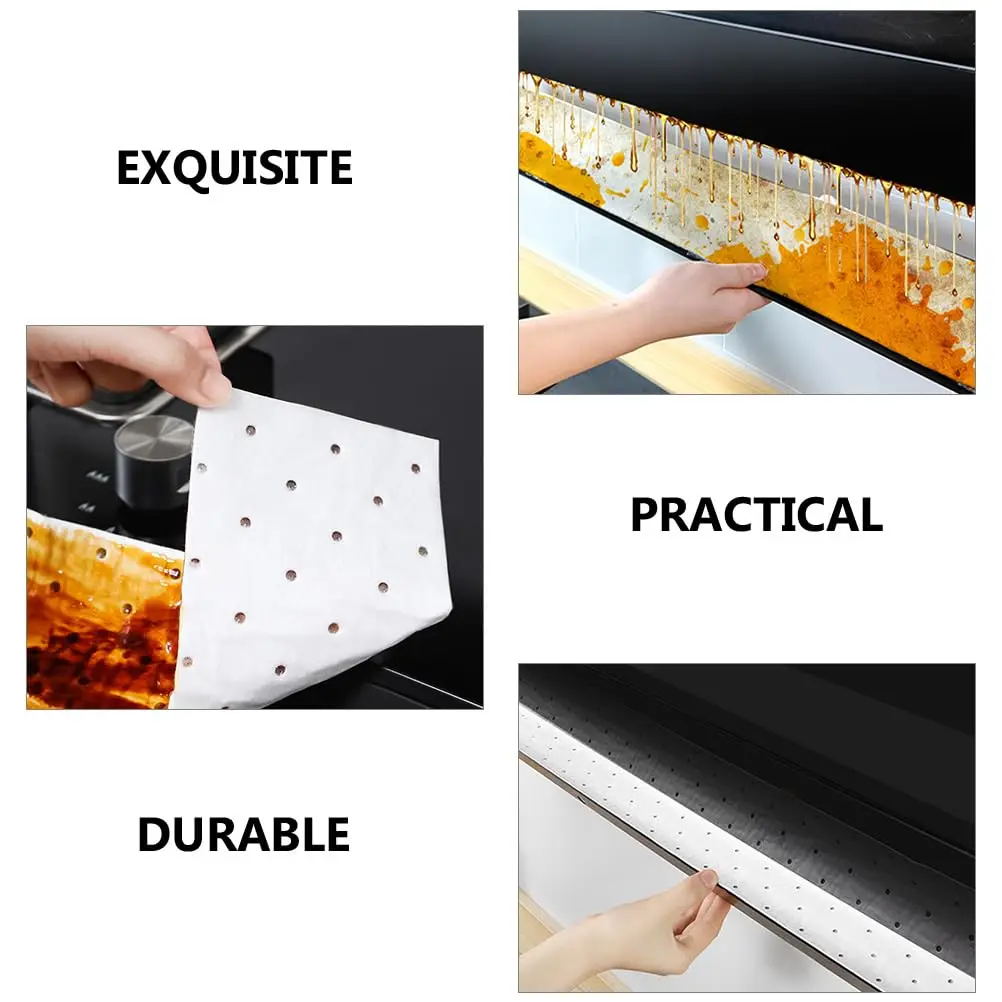 【PRICE REDUCT】For Easy Cleaning For Kitchen Grease Absorbing 10Pcs Range Hood Oil Filter Paper For Kitchen