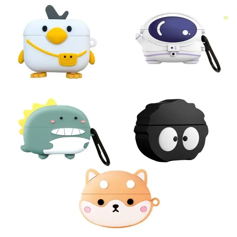 For Realme Buds T300 Headphone Cartoon Dustproof Soft Housing Charging Box Case Dropshipping