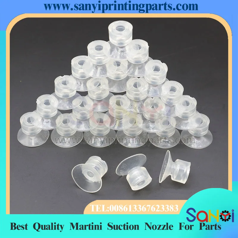 100 Pieces Muller Martini Rubber Sucker Suction Cup