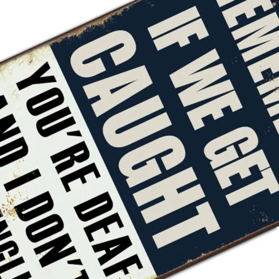 مضحك رجل كهف غرفة علامات الرجال الملحقات تسجيل للمرآب غرفة نوم المنزل بار جدار ديكور 12x8 Ih