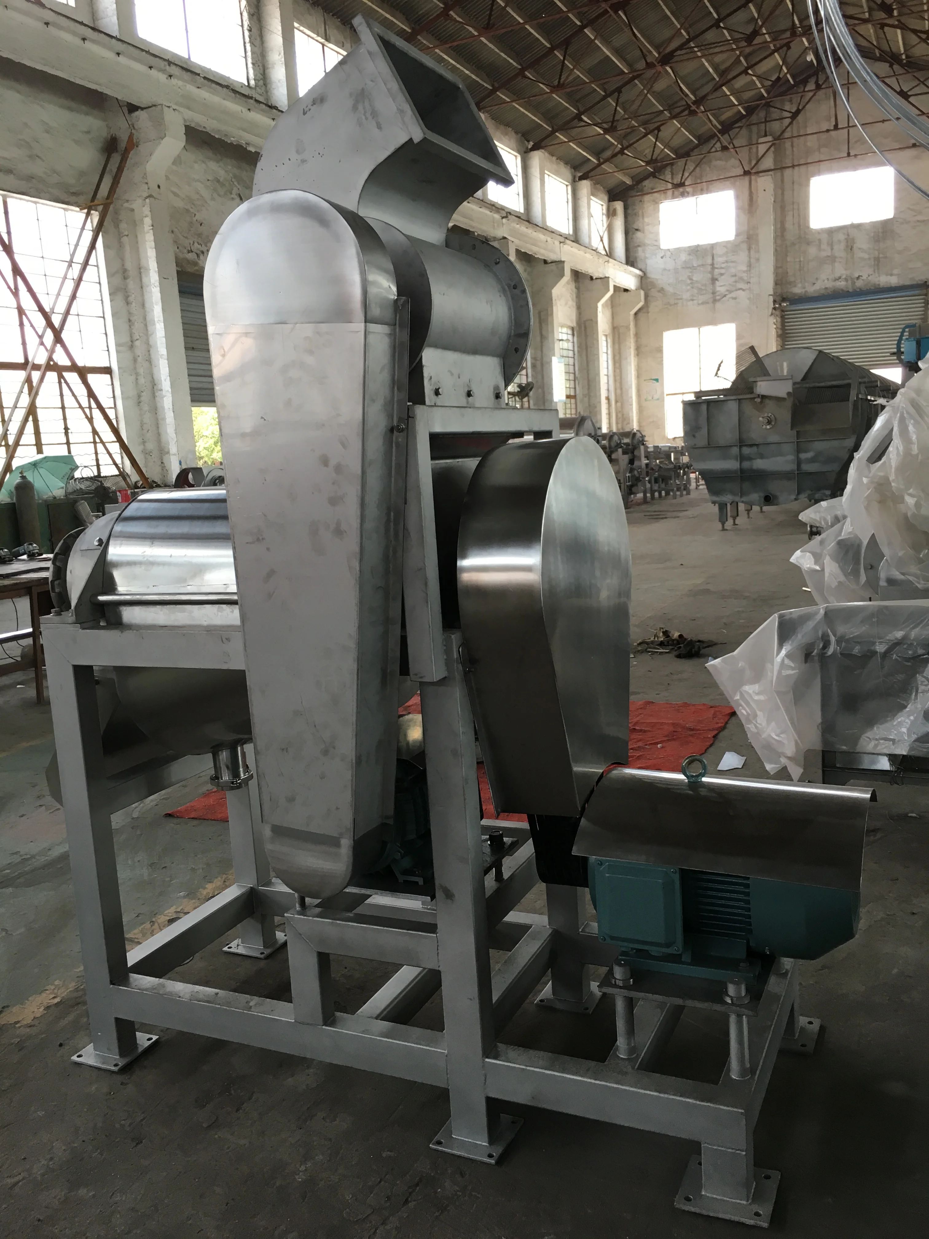 2,5 T/H Industrielle Entsafter Maschine Fruchtsaftpresse Schraube Zerkleinert Saft Herstellung Ausrüstung