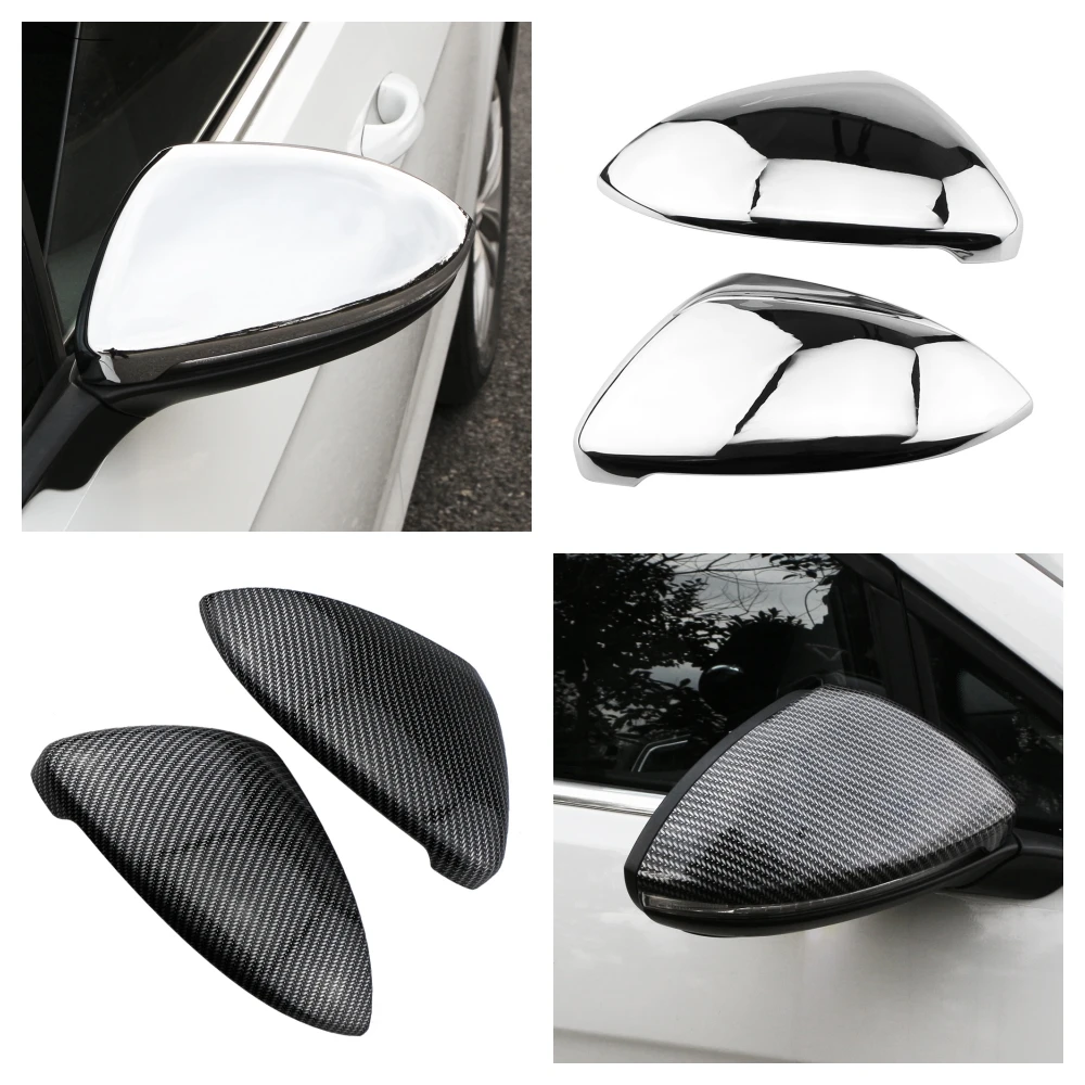 

Rearview Mirror Cover Sticker For Volkswagen VW Golf 7 MK7 Mk 7.5 2013-2019 Side Mirror Trim Carbon Fiber Decoration Accessories
