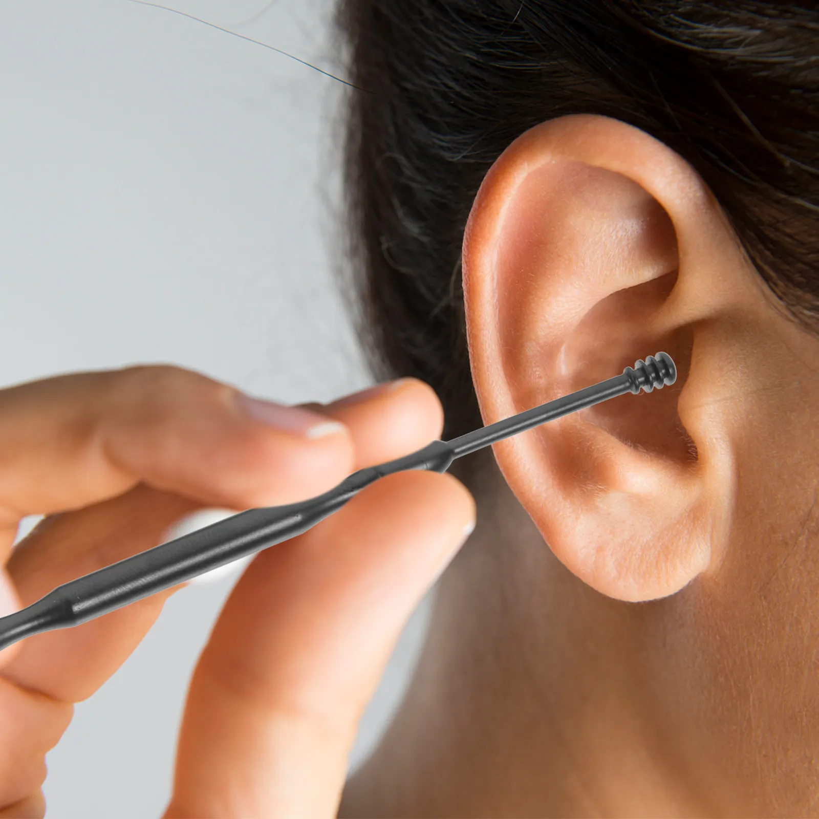 

1Set Stainless Steel Earwax Cleaning Tool Portable Dual Use Ear Pick Household Earwax Remover Compact Reusable Ear Cleaner