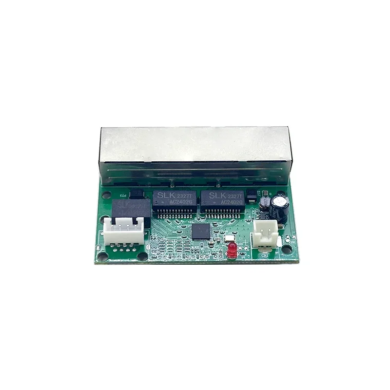 PCBA Mini 5 port Networkmini modul sakelar ethernet 10/100Mbps 5V 12V 15V 18V 24V