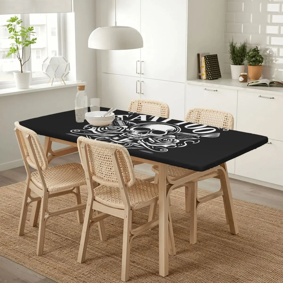 Custom Bib Tattoo Artist Tattooists Custom Rectangular Tablecloth Waterproof Table Cover for Dining Events Table Cloth
