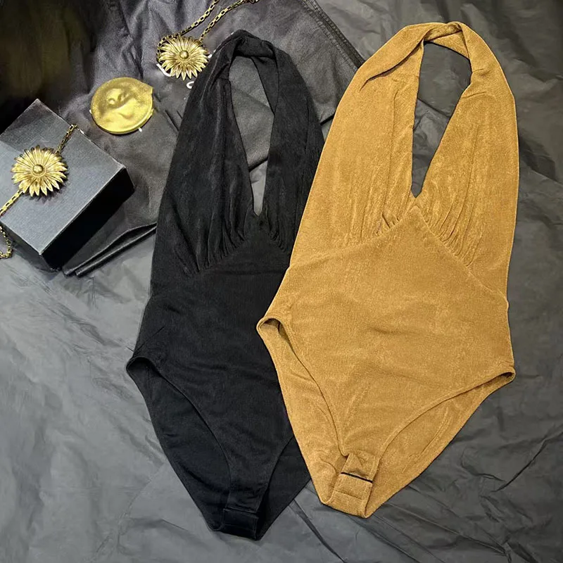 

Женский вязаный комбинезон, универсальный топ для вечеринок, модный сексуальный топ с открытой спиной, высокое качество, новое поступление осени, стиль 2025 года, y2k