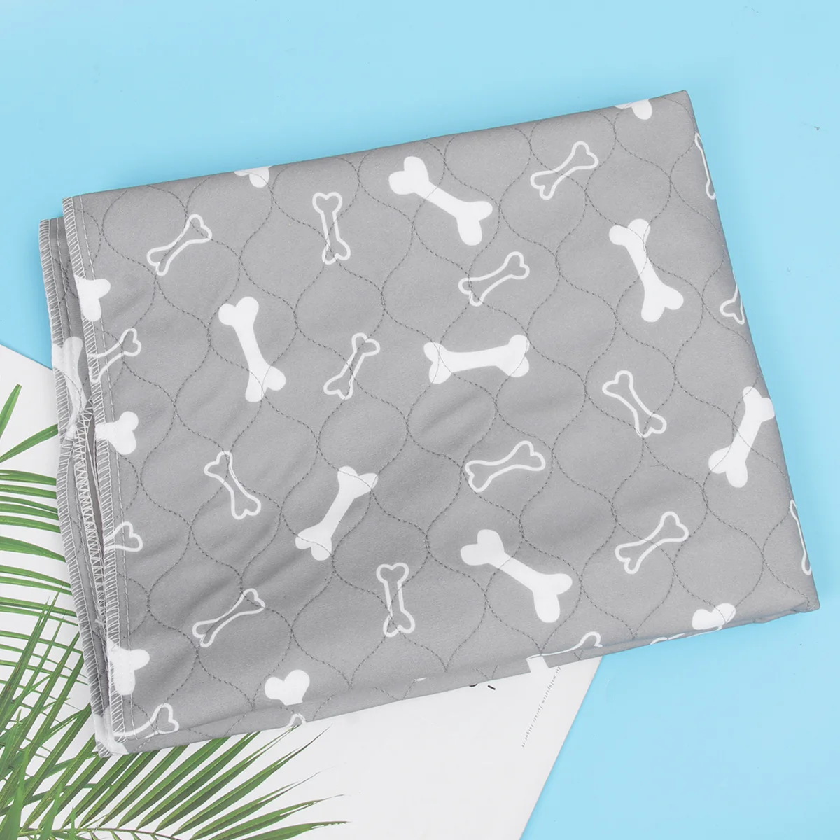 

2Pcs Pet Pee Pads Waterproof Absorbent Training Pads Leak Proof for Dog Cat Puppy 60x40cm Orange Gray Pet Urine Pad