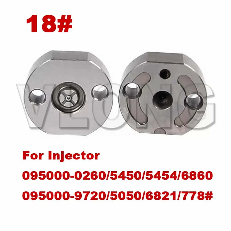 4PCS New 18# Common Rail Control Valve for Mitsubishi 6M60 Fuel Injector 095000-0260 095000-5450 095000-778# Orifice Plate 18#