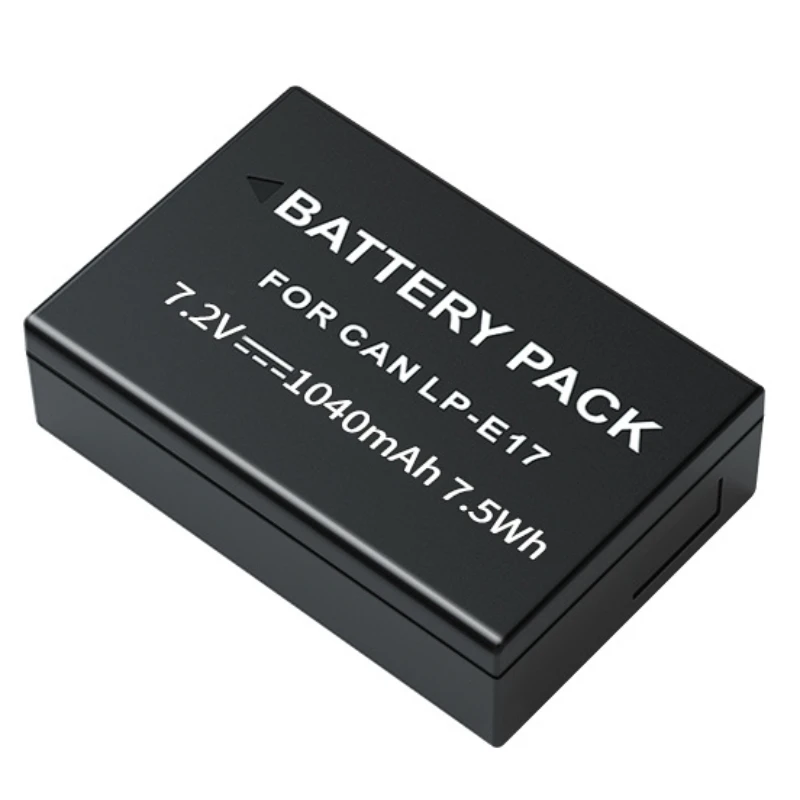 7.2V 1040mAh LP-E17 Suitable for Canon Camera Battery EOS M3 EOSM5 EOSM6 750D 760D 850D R8 R10 R50