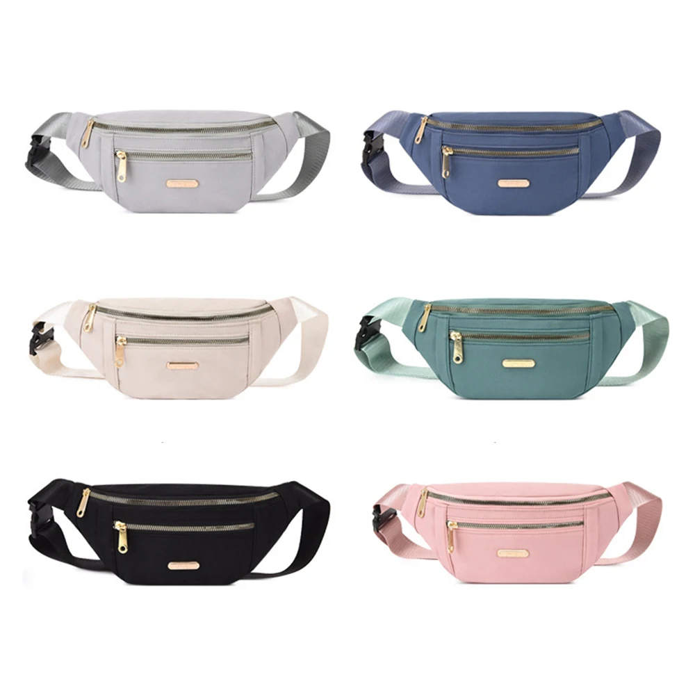 New Women Waist Bag Fanny Pack Zipper Oxford Chest Bags Female Money Pouch Travel Shoulder Purse Belly Pocket Hip Bum Portable