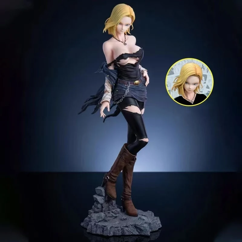 30cm Dragon Ball Z Figures Android 18 Figure Pvc Statue Action Figures Collection Decoration Girl GK Toy Birthday Christmas Gift