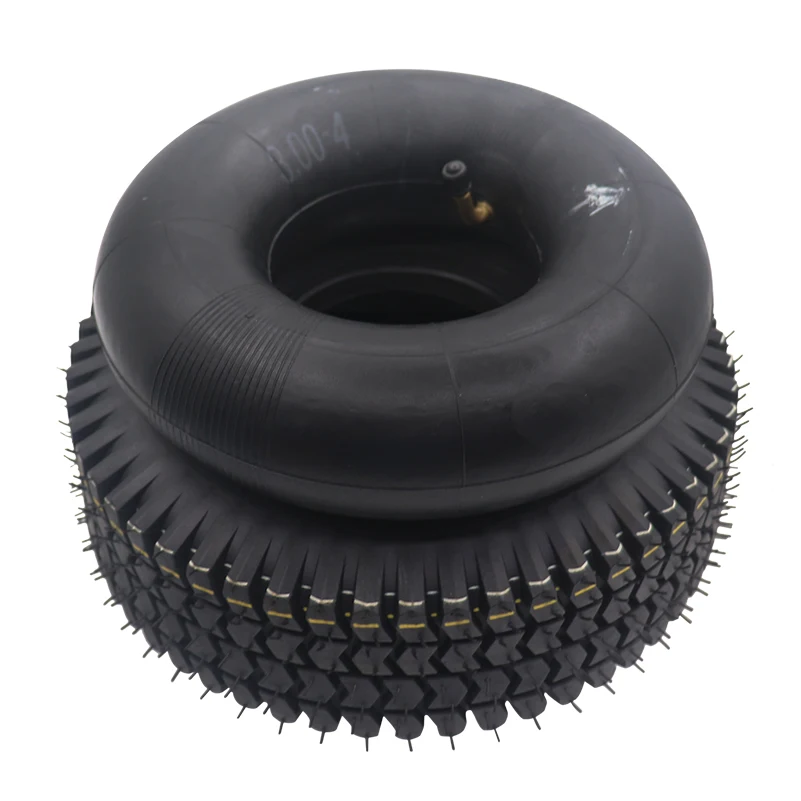 Three Wheel Scooter Tire 11 Inch 4.00-4 Heavy Duty Inner Tube Outer Tire Is Suitable for Motorcycle handcart tire replacement