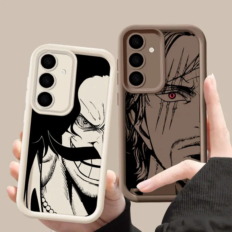 Anime One P-Pieces Boss S26 Ultra Case For Samsung Galaxy S26 S25 S24 S22 S23 Ultra S21 Plus S20 FE Camera Protection Soft Cover